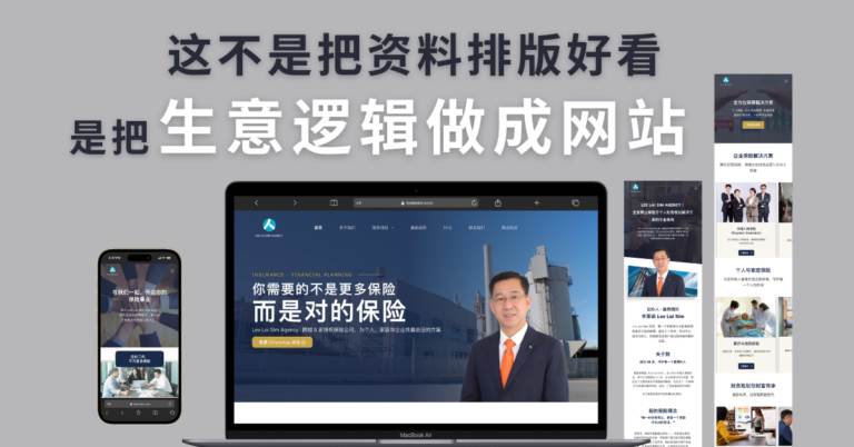 保险网站设计案例：leelaisim.com 首页